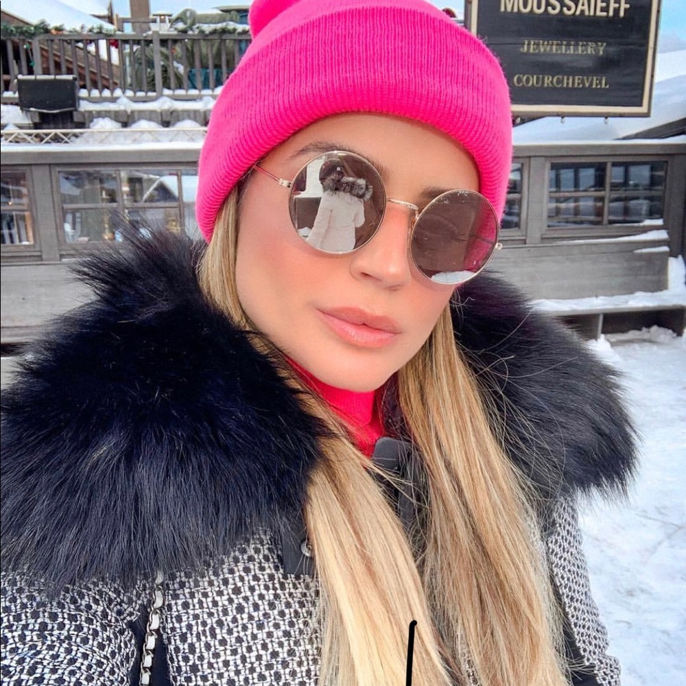 Max & Co. Mirror Circle Sunglasses